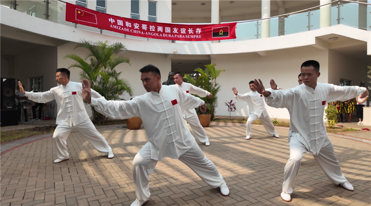 武术表演《武风琳琅》。内图大学孔子学院供图